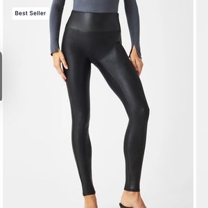 Spanx Faux Leather Leggings XS